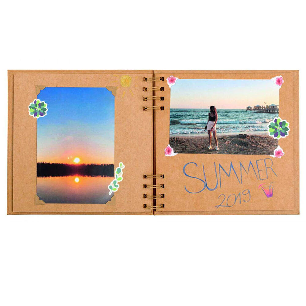 Walther Pimp and Create Scrapbook Photo Album | 30 Pages | Brown