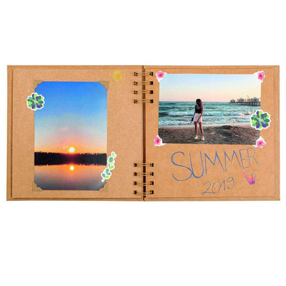 Walther Pimp and Create Scrapbook Photo Album | 30 Pages | Brown