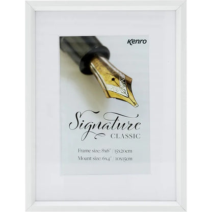 Kenro Signature Classic Photo Frame - White