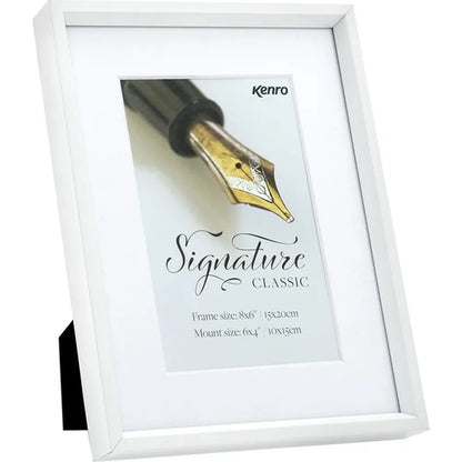 Kenro Signature Classic Photo Frame 8x6" - White