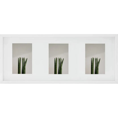 Kenro Strata Photo Frame for Three 6x4 Photos - White