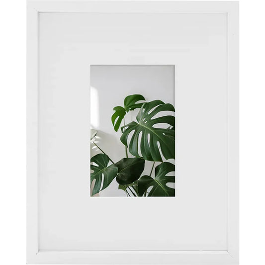 Kenro Strata Photo Frame 12x10 with 7x5 Mat - White