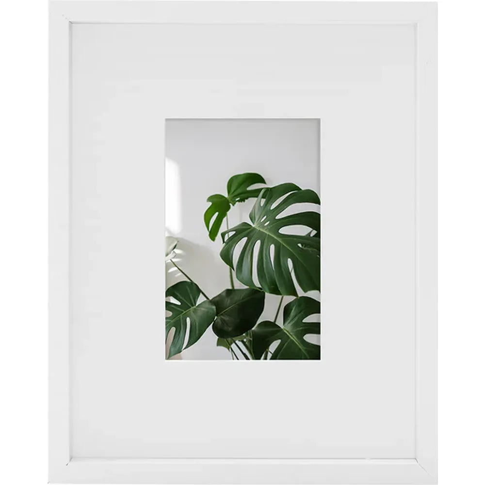 Kenro Strata Photo Frame 16x14 with 10x8 Mat - White