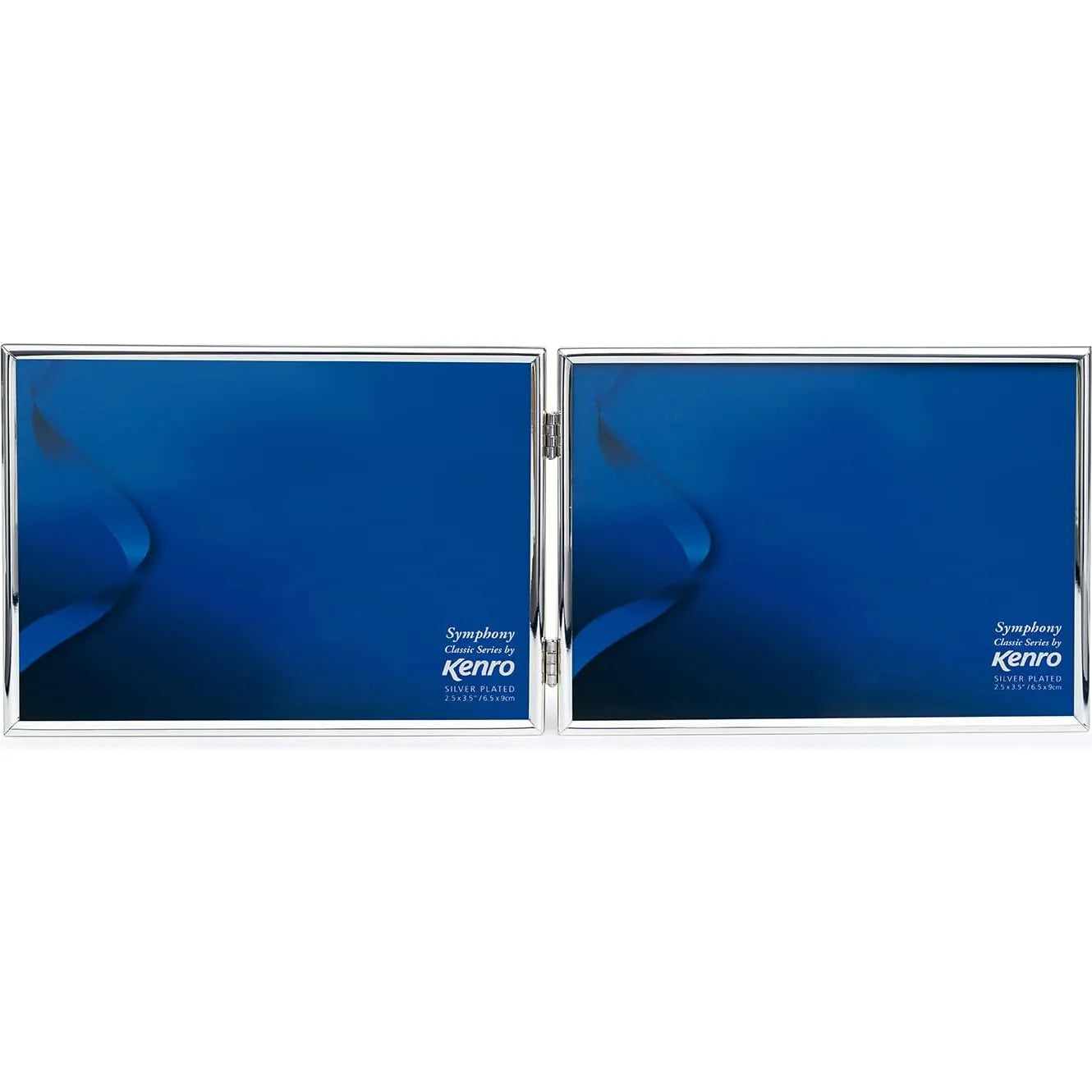 Kenro Symphony Classic 6x4 Silver Plated Twin Landscape Frame