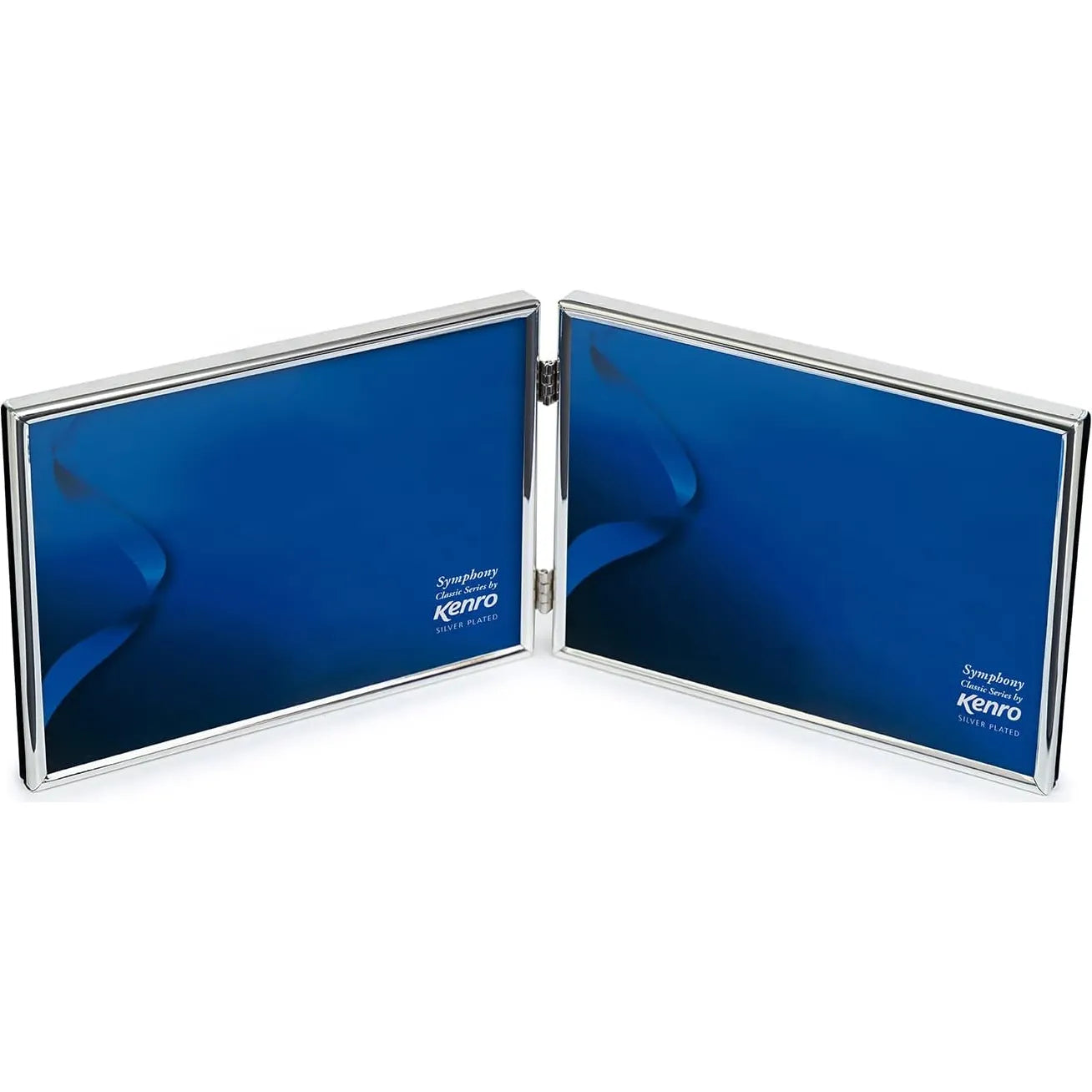 Kenro Symphony Classic 6x4 Silver Plated Twin Landscape Frame