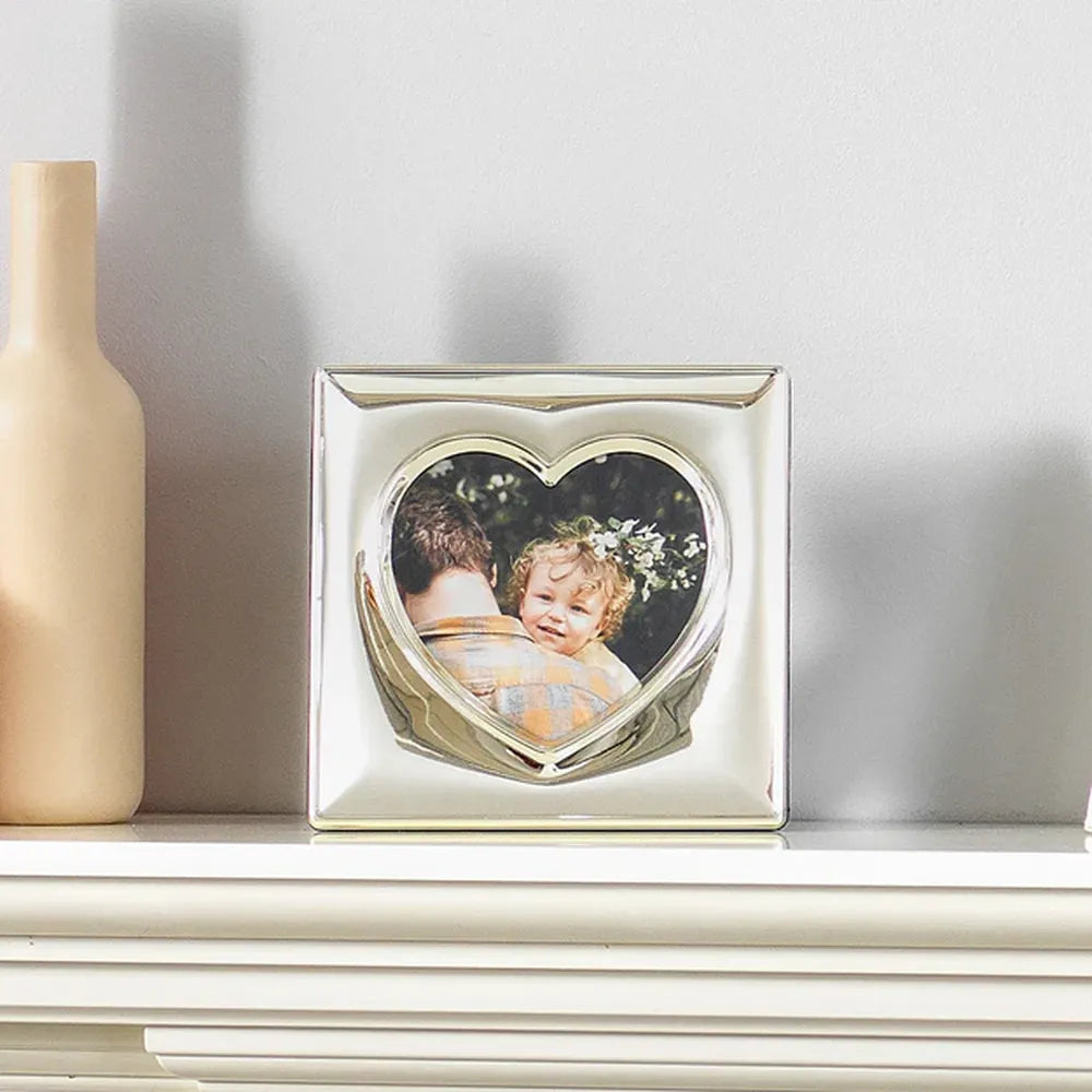 Kenro Symphony Heart 4x4 Silver Plated Frame