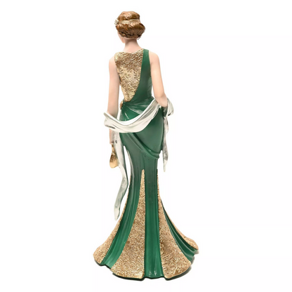 Broadway Belles "Lily" Lady Figurine, Emerald Elegance