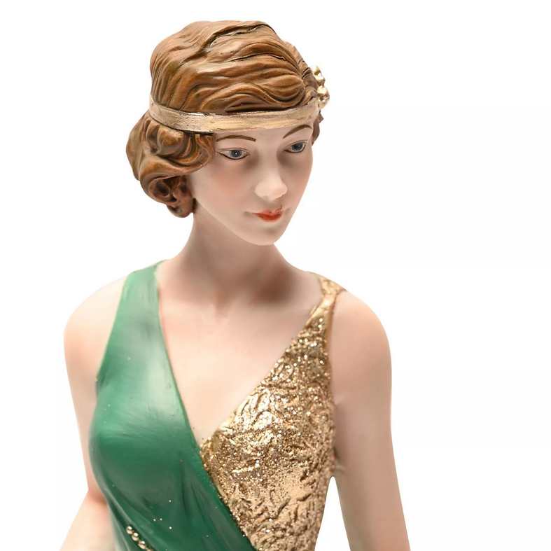 Broadway Belles "Lily" Lady Figurine, Emerald Elegance
