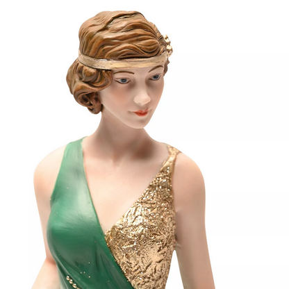 Broadway Belles "Lily" Lady Figurine, Emerald Elegance