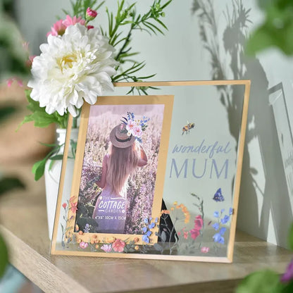 Wonderful Mum 6x4 Photo Frame - The Cottage Garden