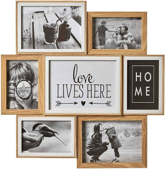 ZEP Watson Wood Multi Picture Frame - Brown