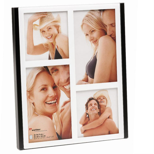 Walther Jive Glass Multi Aperture Photo Frame For 4 Photos
