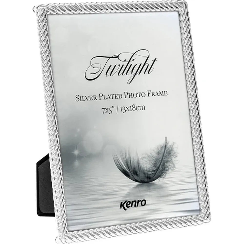 Kenro Twilight Silver Plated Photo Frame 7x5"