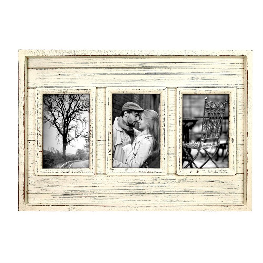 Fez Wooden Triple 6x4 Photo Frame