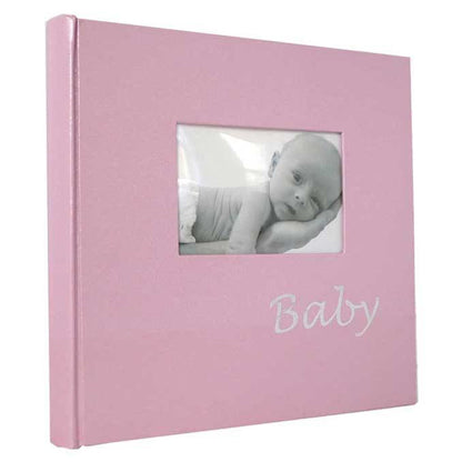 Baby Pink Traditional Photo Album - 60 Sides