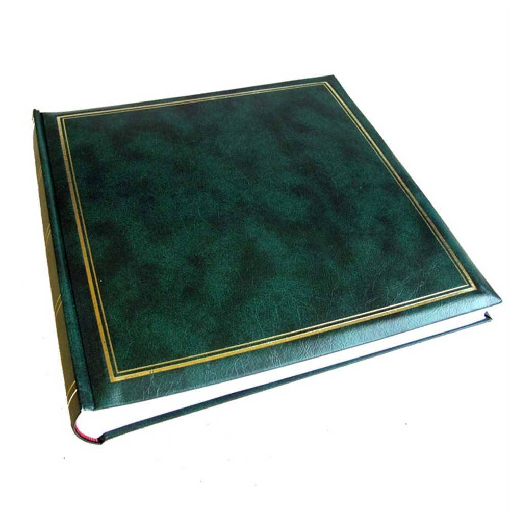 Classic Green Traditional Photo Album - 100 Sides