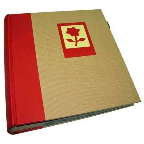 Green Earth Red Flower Mini Max 6x4 Slip-In Photo Album - 120 Photos