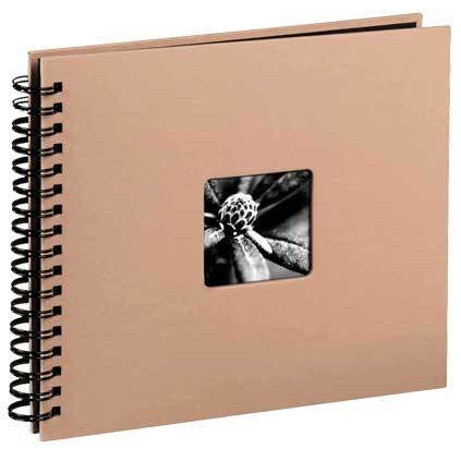 Taupe Spiral Traditional Photo Album - 25 Pages - 10.5 x 9.25 Inches Overall