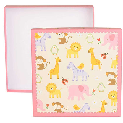 Zoo Pink Baby Photo Album Slip-In Style for 120 6x4 Photos