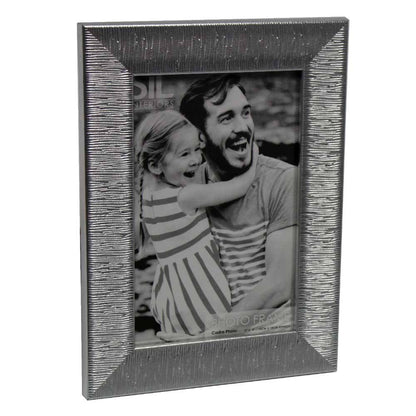 Sifcon Textured Silver 7x5 Photo Frame