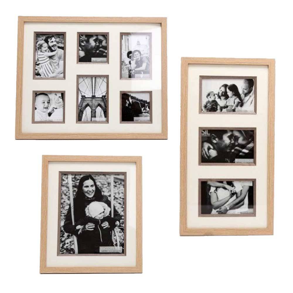 Sifcon Wooden Photo Frame - 7x5 - Natural White