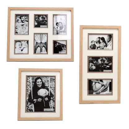 Sifcon Wooden Multi Photo Frame for 6 Photos