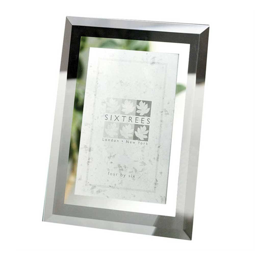 Sixtrees Stanbridge Flat Bevelled Glass 6x4 Photo Frame