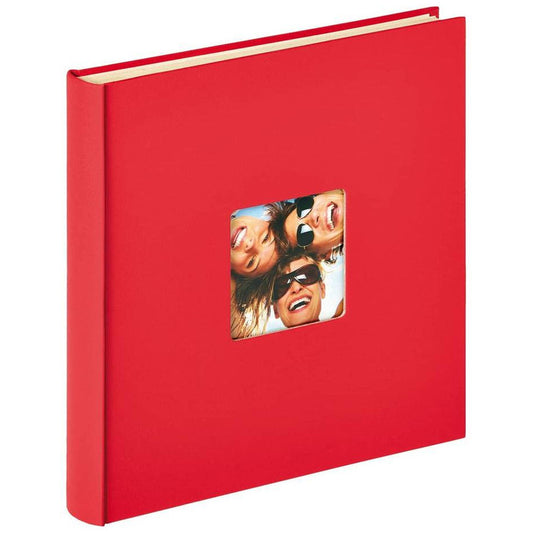 Walther Fun Red Self Adhesive Photo Album - 50 Sides