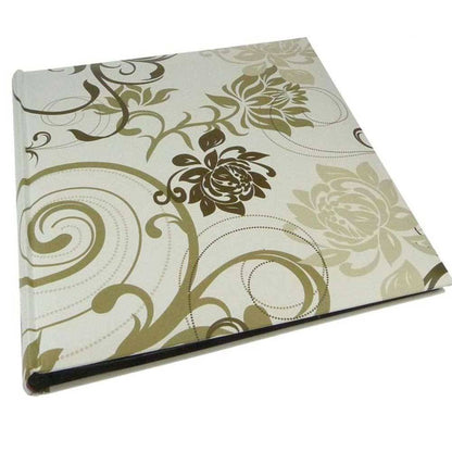 Walther Grindy White Traditional Photo Album - 58 Black Sides