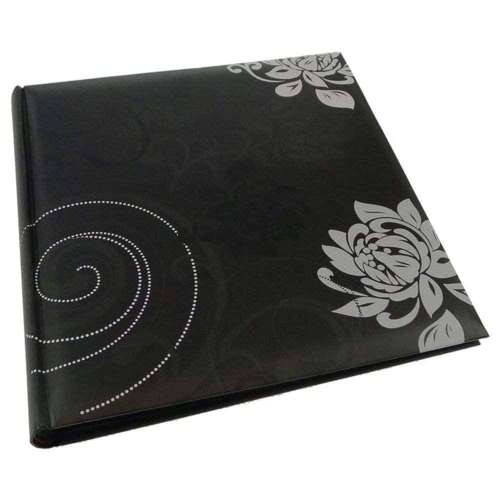 Walther Grindy Black Traditional Photo Album - 58 Black Sides