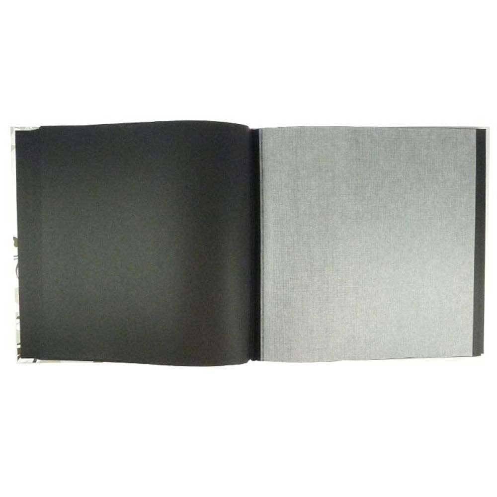 Walther Grindy Black Traditional Photo Album - 58 Black Sides