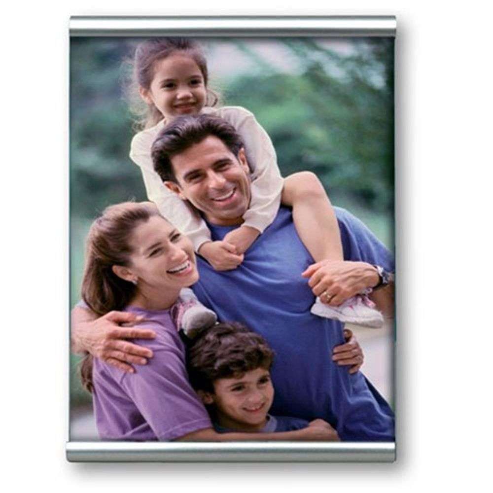 Double Bar and Glass Front Photo Frame Collection 8x6 Inch