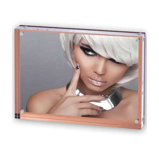 Jersey Acrylic Photo Block with Bronze Back 10x15cm