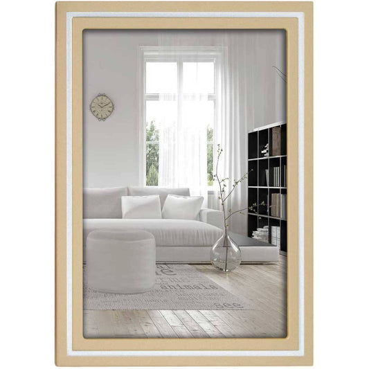 Paros Beige Wood 8x6 Photo Frame