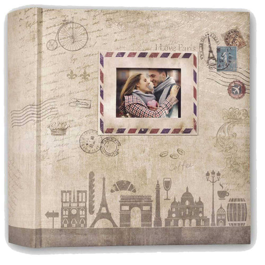 Ulisse Brown 6.5x4.5 Slip In Photo Album - 200 Photos