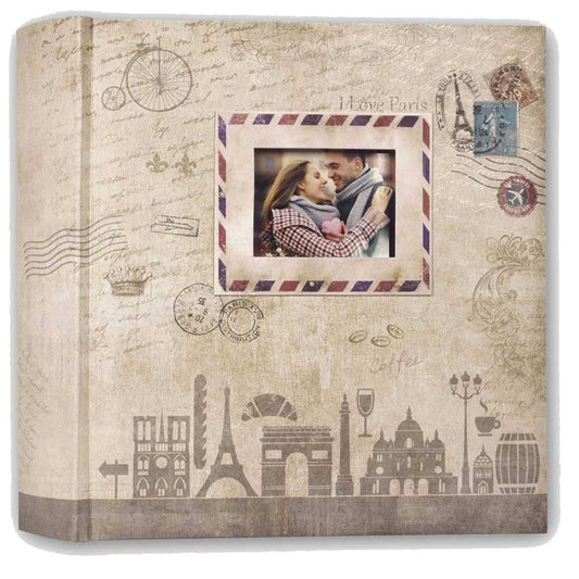 Ulisse Brown 7.5x5 Slip In Photo Album - 200 Photos