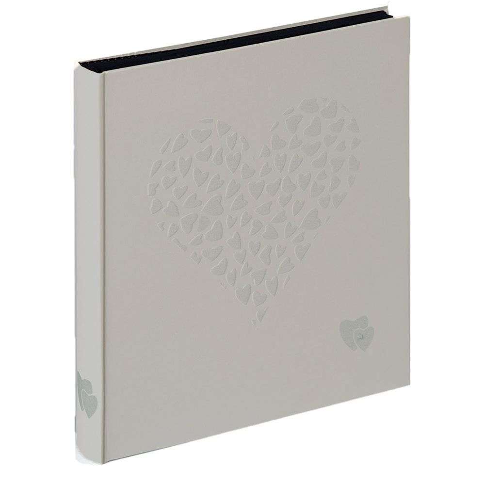 Walther Just For Love Traditional Wedding Photo Album - 50 Black Sides