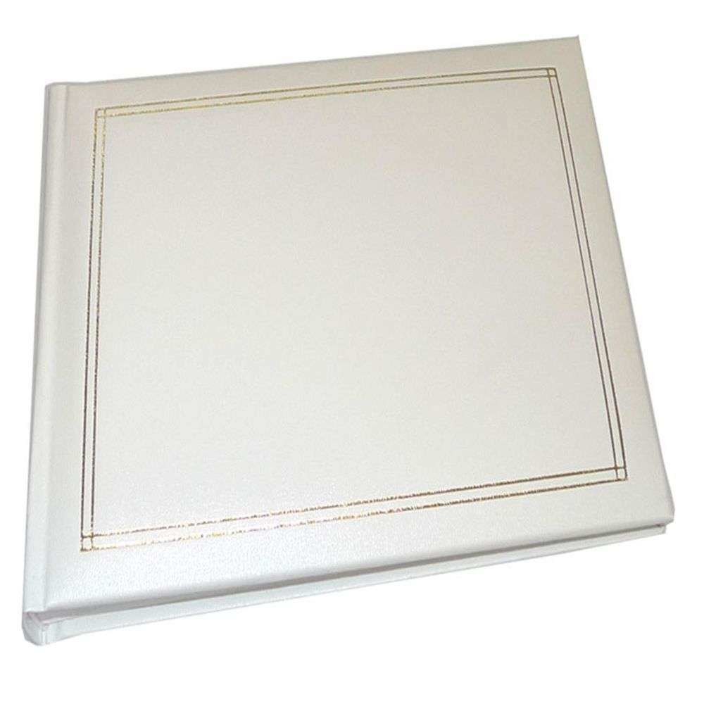 Walther Monza White Traditional Photo Album - 60 Sides