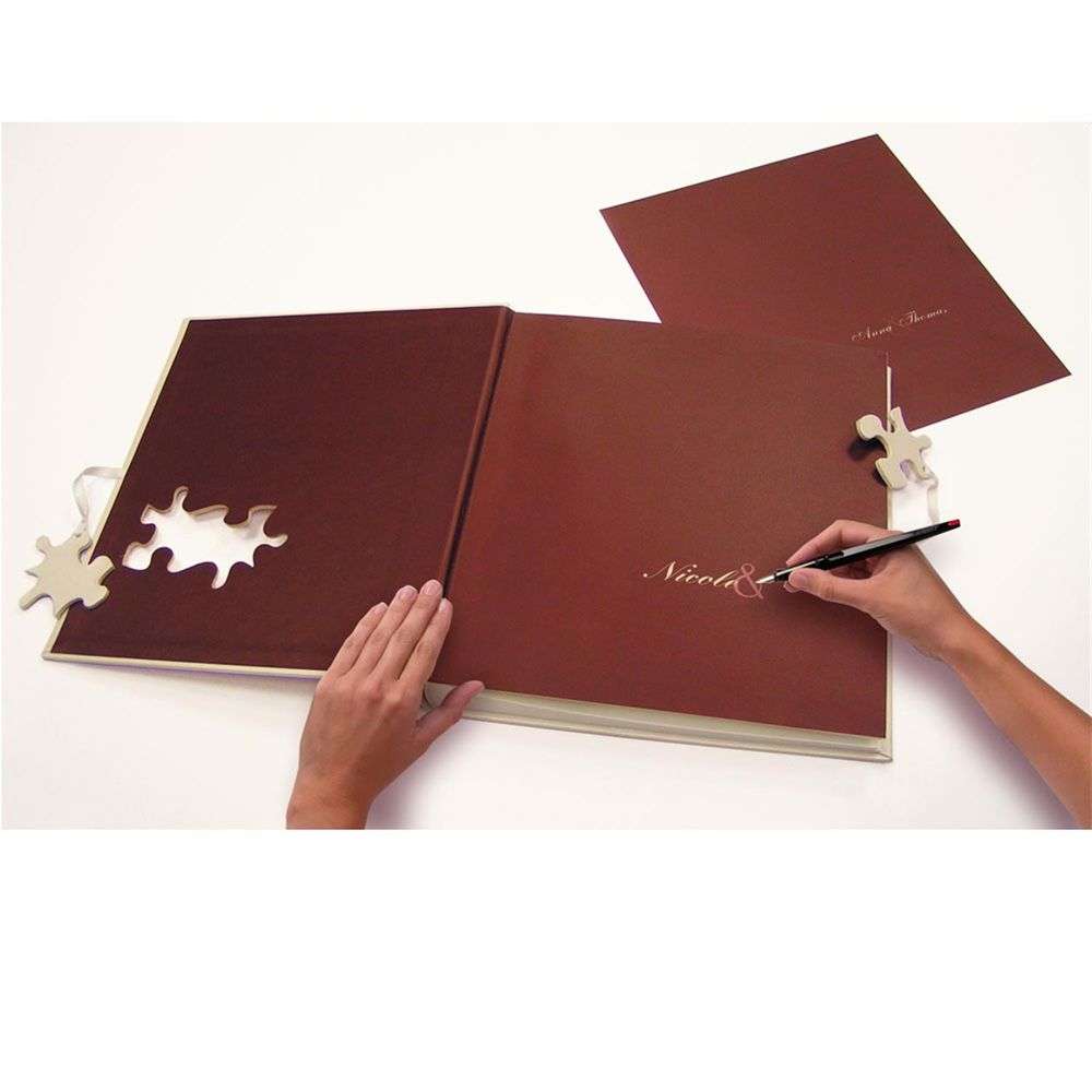 Walther Puzzle Traditional Wedding Photo Album - 60 Sides