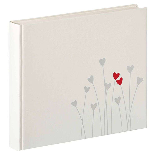 Walther Heart Traditional Wedding Photo Album - 50 Sides
