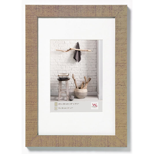 Walther Home 11.81x8 Wooden Picture Frame - Beige Brown