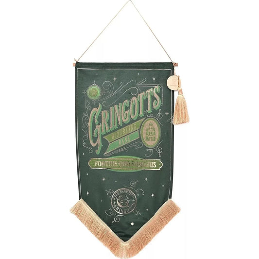 Warner Bros Harry Potter Alumni Gringotts Banner – Official Harry Potter Wizarding World Wall Decor