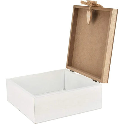 Love Story Wooden Wedding Day Keepsake Box