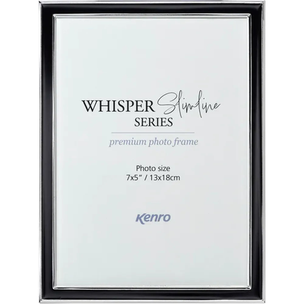 Kenro Whisper Slimline Photo Frame - Black