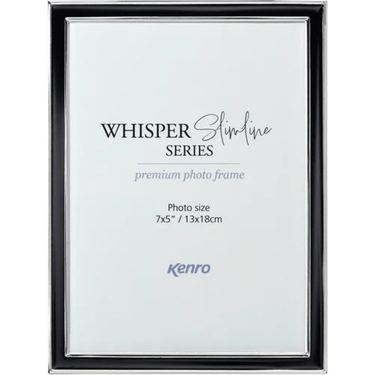 Kenro Whisper Slimline Photo Frame - Black