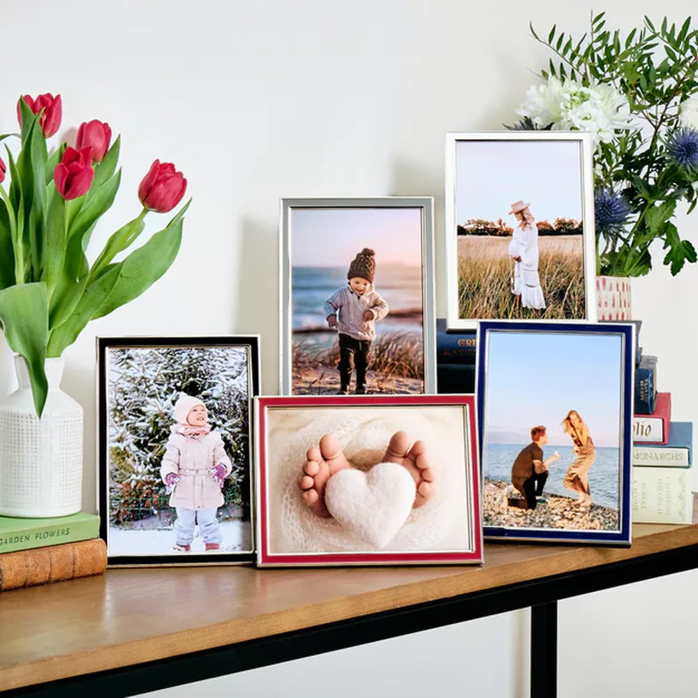Kenro Whisper Slimline Photo Frame 8x6" - Grey