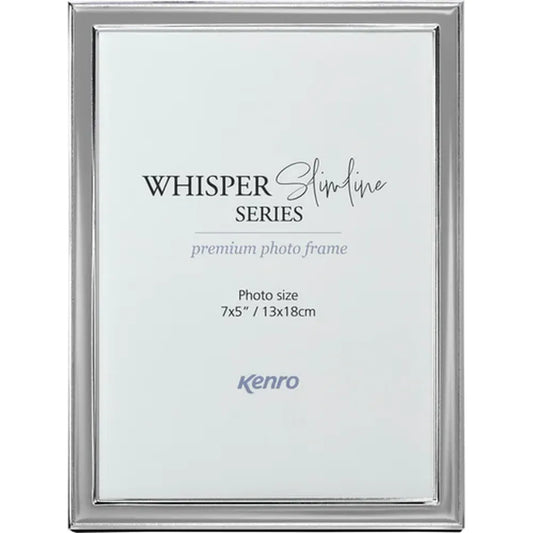 Kenro Whisper Slimline Photo Frame  - Grey