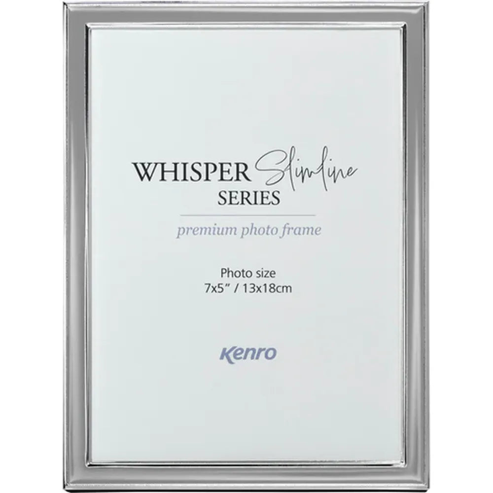 Kenro Whisper Slimline Photo Frame  - Grey