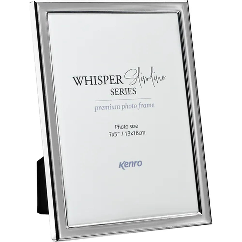 Kenro Whisper Slimline Photo Frame 8x6" - Grey