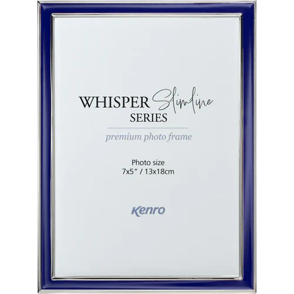 Kenro Whisper Slimline Photo Frame  - Blue